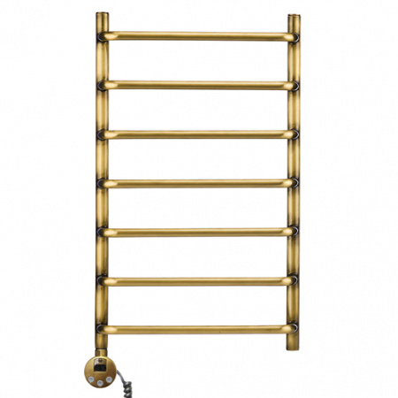 Полотенцесушитель электрический Domoterm Стефано П7 (400х700) (бронза) левый фото