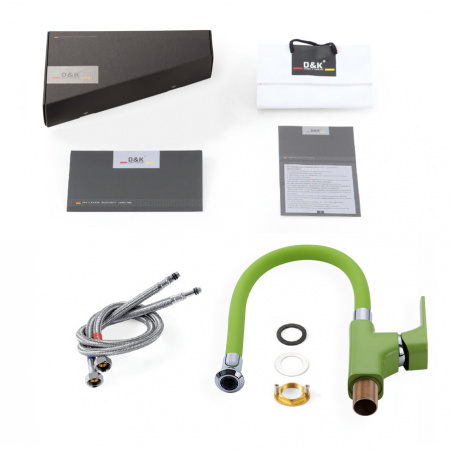 Смеситель для кухни D&K Humboldt Berlin DA1432912 с гибким изливом фото