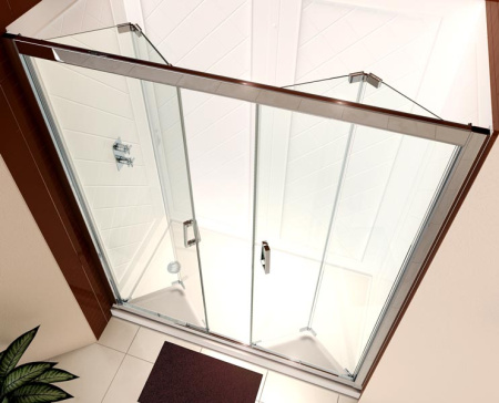 Душевая дверь RGW PA-24 (складная) прозрачная 120 см фото