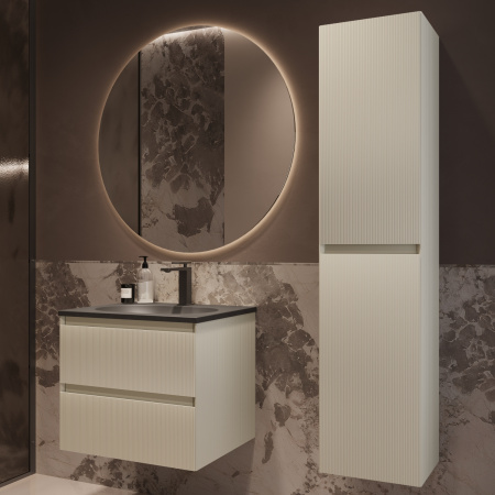 Тумба под раковину Vincea Welle 60 VMC-2WL600MBG M.Beige Soft-touch фото