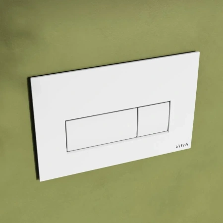 Клавиша смыва VitrA Root Square 740-2300 белая глянцевая фото