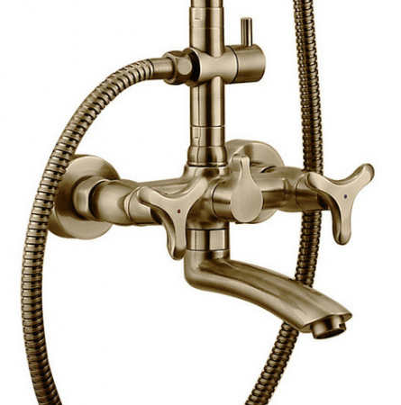 Душевая система (стойка) Kaiser Trio 57288Br бронза фото