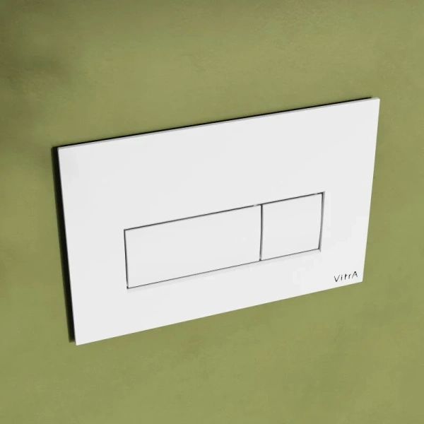 Клавиша смыва VitrA Root Square 740-2300 белая глянцевая фото