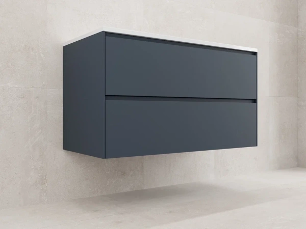 Тумба подвесная под раковину Style Line Лима 100 ЛС-00002353 графит фото