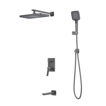 Душевая система скрытого монтажа Iddis Parker PARGM03i68 графит матовый фото