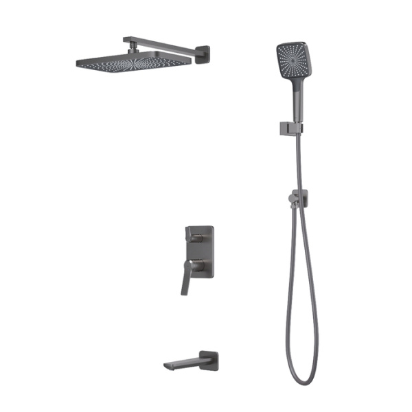 Душевая система скрытого монтажа Iddis Parker PARGM03i68 графит матовый фото