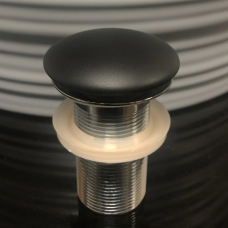 Донный клапан для раковины Gid BLm100 черный матовый фото