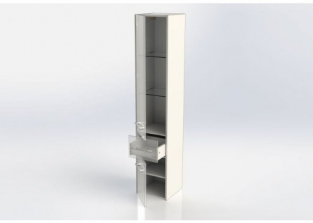 Шкаф-пенал для ванной Aquanet Августа 35 00210016 фото