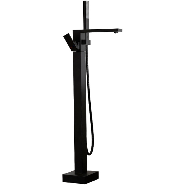 Напольный смеситель для ванны и душа RGW Shower Panels SP-350B 511405350-04 черный матовый фото