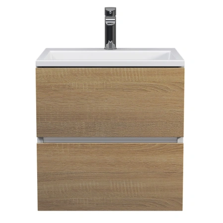 Тумба под раковину Uperwood Barsa 50 2937205250 белая/дуб сонома фото