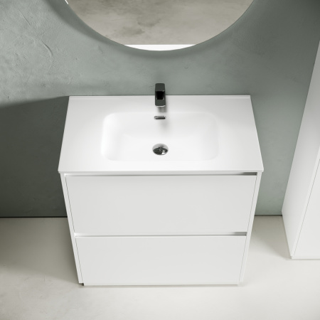 Тумба под раковину Sancos Libra Floor LB80FW белая фото