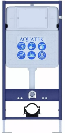 Инсталляция для подвесных унитазов Aquatek Standart 50 INS-0000012 +звукоизоляционная прокладка фото