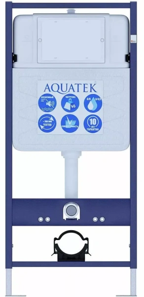 Инсталляция для подвесных унитазов Aquatek Standart 50 INS-0000012 +звукоизоляционная прокладка фото