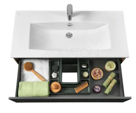 Тумба с раковиной Акватон Сохо 100 1A258201AJA00 фото