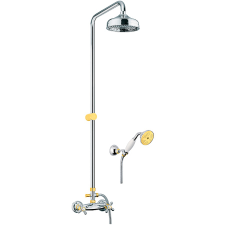 Душевая система Webert Armony AM760405017 Хром Золото фото