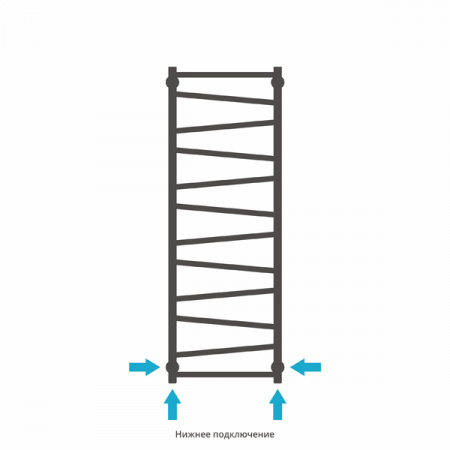 Полотенцесушитель водяной Сунержа Сирокко 120х40 00-0253-1240, хром фото