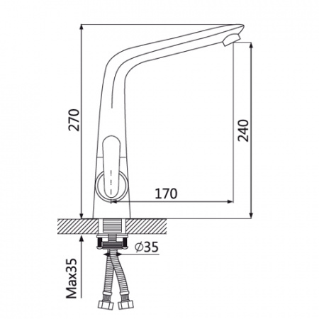 Смеситель для кухни Oute T42 T4213B фото