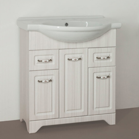 Тумба с раковиной Style Line Олеандр 2-75 пастель фото