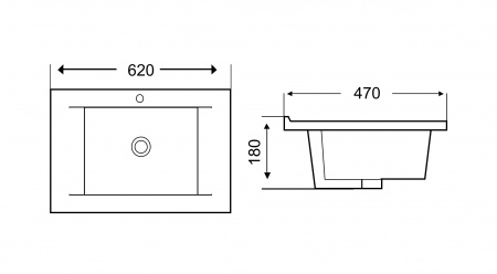 Раковина WeltWassaer Deilbach DEILBACH 7505-60 60 см фото
