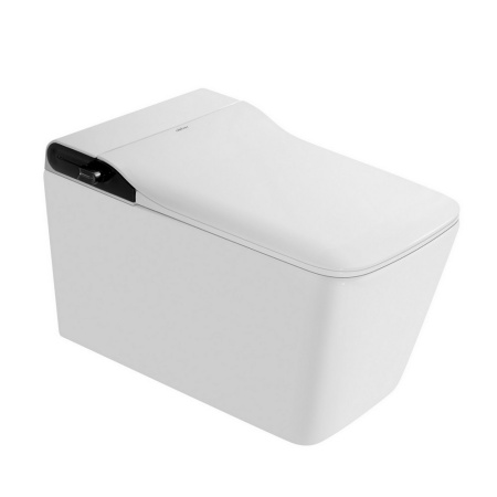 Электронный унитаз-биде импульсный Abber Rechteck AC1215S с инсталляцией AC0101P фото