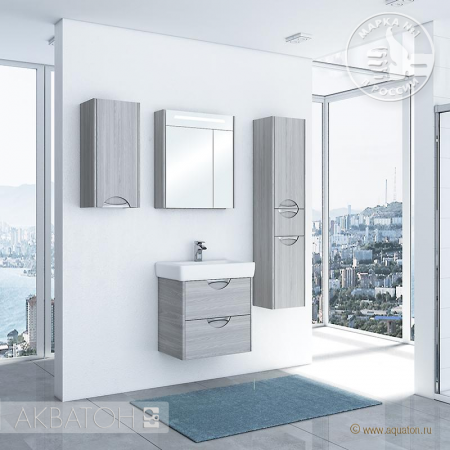 Тумба под раковину Акватон Сильва 60 1A211801SIW60 фото