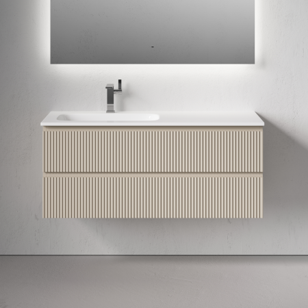 Тумба под раковину Sancos Snob R SNR120LCE Beige Soft фото