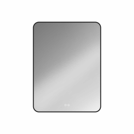 Зеркало с подсветкой Vincea LED VLM-3VC600B-2 черное, c сенсорным выключателем и диммером, с функцией антизапотевания 60x80 фото