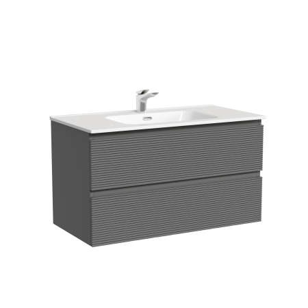 Тумба под раковину Sancos Folk FL90GS Grey soft фото