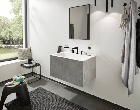 Мыльница для ванной Hansgrohe AddStoris 41746670 черная матовая фото
