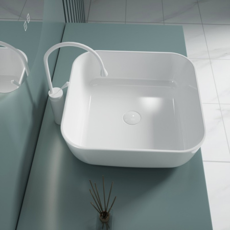 Накладная раковина Esbano ERCINA-N 38x38 фото