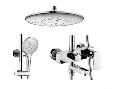 Душевая система (стойка) Bravat RifflIe F6336370CP-A-RUS фото