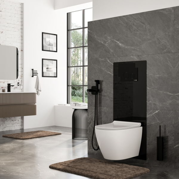 Подвесной унитаз безободковый WasserKRAFT Mindel H002.E034 с сиденьем фото