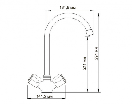 Смеситель для кухни WasserKRAFT Amper 2907 фото