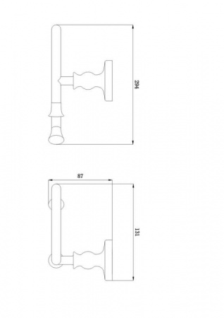 Бумагодержатель Rush Crete CR35110 фото