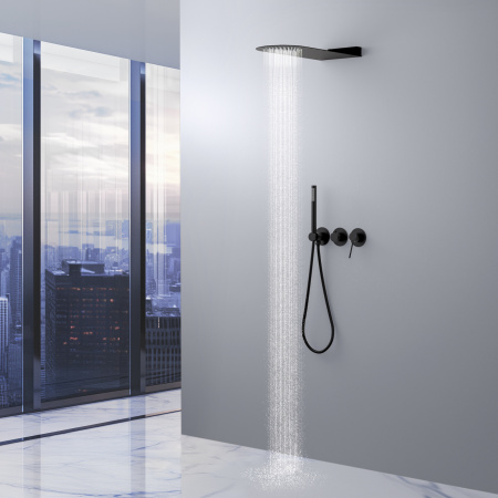 Душевая система скрытого монтажа Timo Saona SX-2340/03SM черная матовая фото