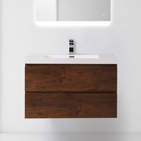 Тумба под раковину BelBagno Luce LUCE-900-2C-SO-PL Polissandro фото