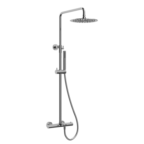 Душевая система (стойка) с термостатом Raiber Premium Graceful RP-007 хром фото