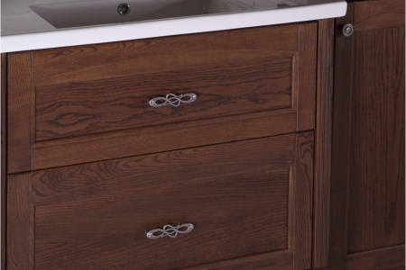 Тумба с раковиной ASB-Woodline Римини Nuovo 10183 орех фото