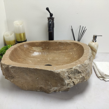 Накладная раковина из оникса Erozy Sunset EO-00554 (53*44*15см) фото