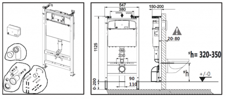 Инсталляция в комплекте с унитазом Roca Dama Senso 893104680 фото