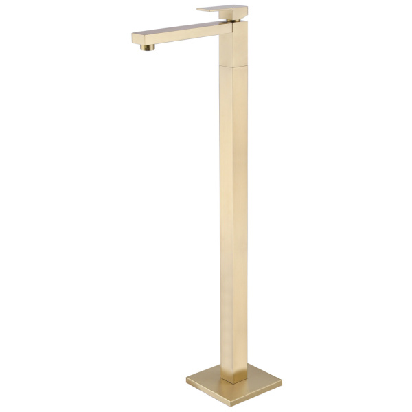 Напольный смеситель для раковины Abber Daheim AF8241G золото матовое фото