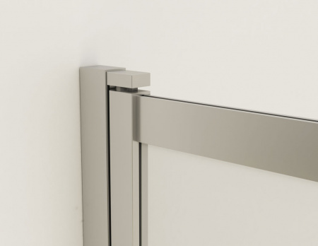 Шторка для ванны раздвижная Vincea Extra VSB-1E100CL хром прозрачное стекло фото