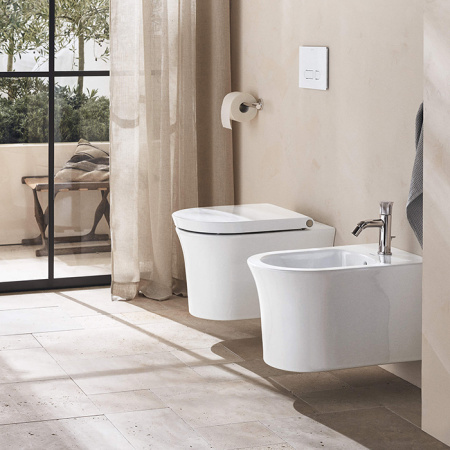 Подвесной унитаз безободковый Duravit White Tulip 2576092000 фото
