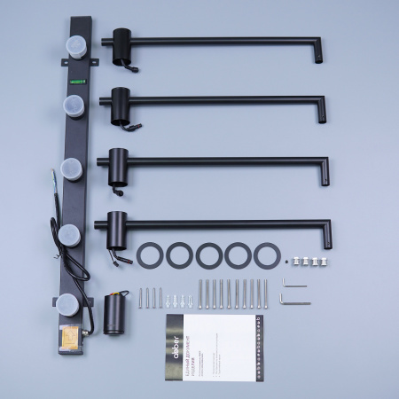 Электрический полотенцесушитель Abber Charme AH4004MB черный матовый фото