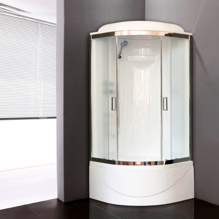 Душевая кабина Royal Bath ВК RB90BK1-M-CH 90x90 фото