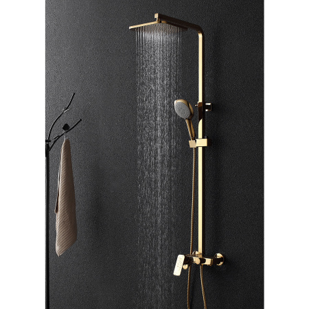 Душевая система (стойка) D&K Touro Berlin DA1433703A01 золото фото