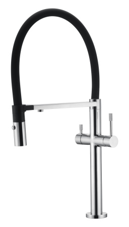 Смеситель для кухни под фильтр Boheme Uno 115-CR CHROME фото