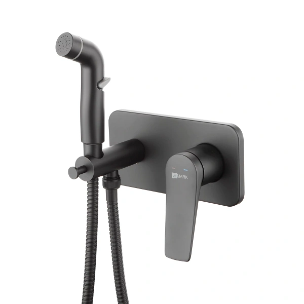 Гигиенический душ со смесителем Lemark Bronx LM3720BL фото