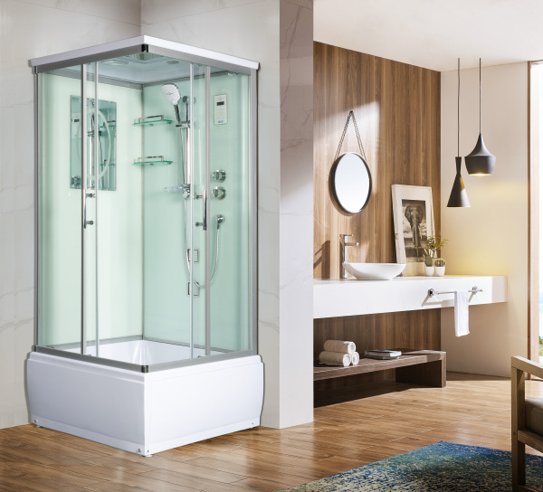 Душевая кабина Weltwasser WW500 Aller 904 90x90 с крышей/с пультом/гидромассажем фото