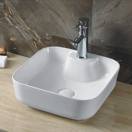 Накладная раковина CeramaLux N 9443 40х40 фото